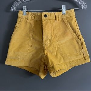 Patagonia organic cotton corduroy shorts, size 6